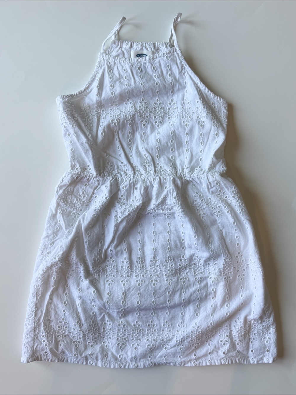 White Eyelet Summer Dress old navy kids